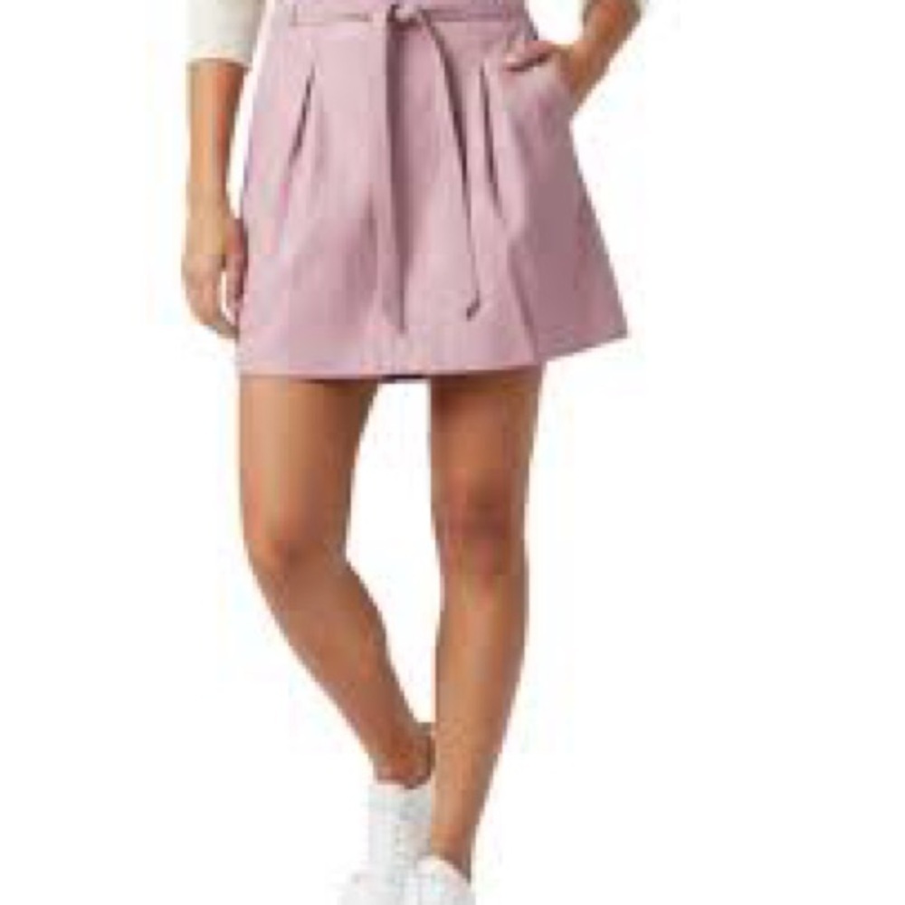 Free People Pink Payton
Paper Bag Mini Skirt